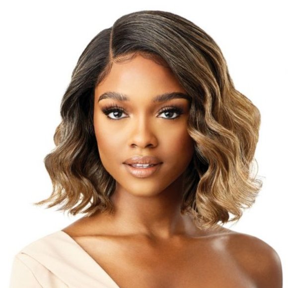 Suvi Outre Hair Melted Hairline Lace Front Wig HD Frontal Curly Bob Side Part